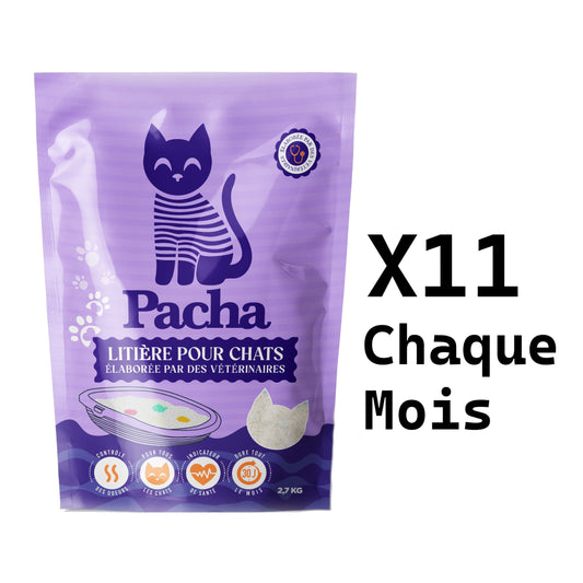 o) 11 sacs tous les mois | 11 Beutel jeden Monat